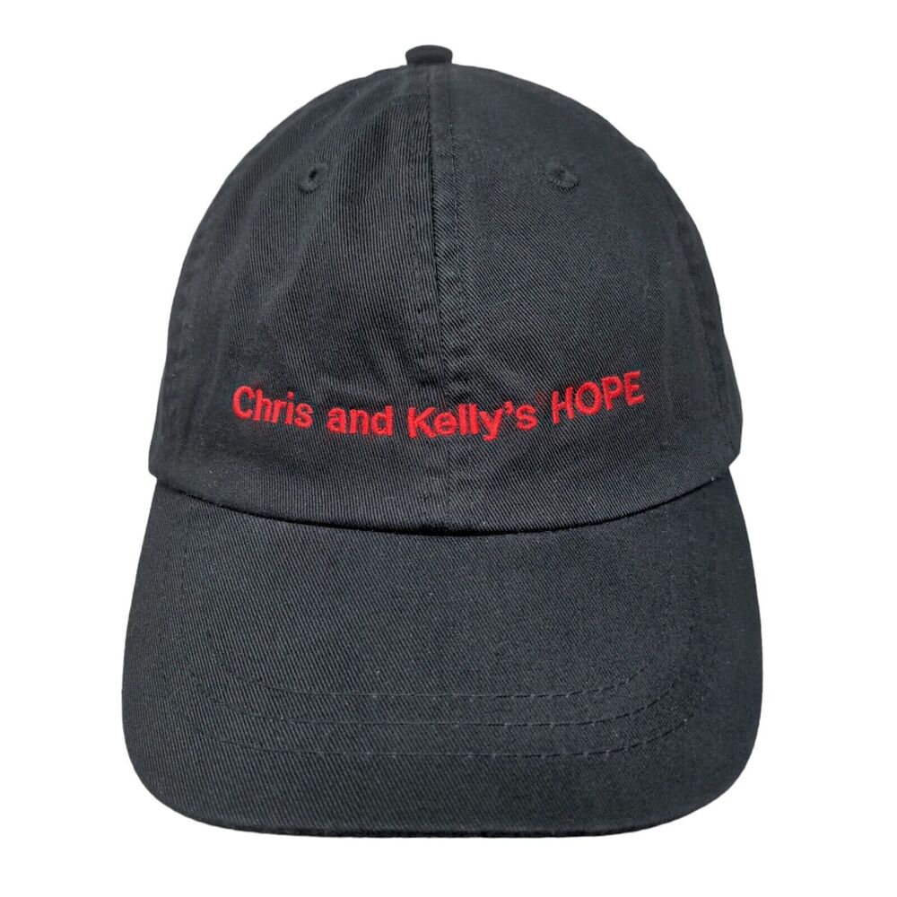 Chris And Kelly's Hope Slideback Hat Black One Size Adams Lined W/Tags